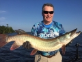 Brian Larkin caught this dandy on a figure-8 in Steve's boat at the 2017 University of Esox School on Lake of the Woods.