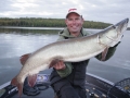 Charlie Buhler had a pretty good day fishing for pre-turnover muskies.
