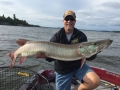 This musky frustrated Kevin Schmidt and Steve for three days before Kevin caught it.