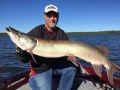 First spot of the morning musky for Kevin Schmidt.