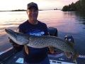 Big pike need love, too. Kevin Schmidt caught this one in a figure-8!