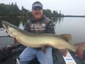 This was the first musky caught as Steve field tested St. Croix's new Legend Tournament 10-foot rods.