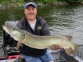 A deadstick maneuver with a Suick triggered this good musky for Steve during the 2017 University of Esox School on Lake of the Woods.