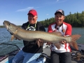 Steve caught this musky while filming with Jim Saric for a 2019 episode of MHTV.
