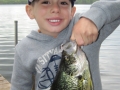 Grandson Conner is called the Crappie Kid for good reason.