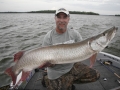 Moments after Kevin Schmidt caught this monster in a figure-8, a huge storm hit.