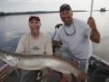 Friends Kevin Schmidt and John Mich with a good one.