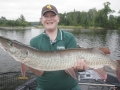 Shawn raised this fish in the morning and then caught it late in the afternoon.