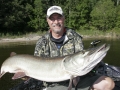 Hit the beach for big muskies, like this one by Kevin Schmidt.